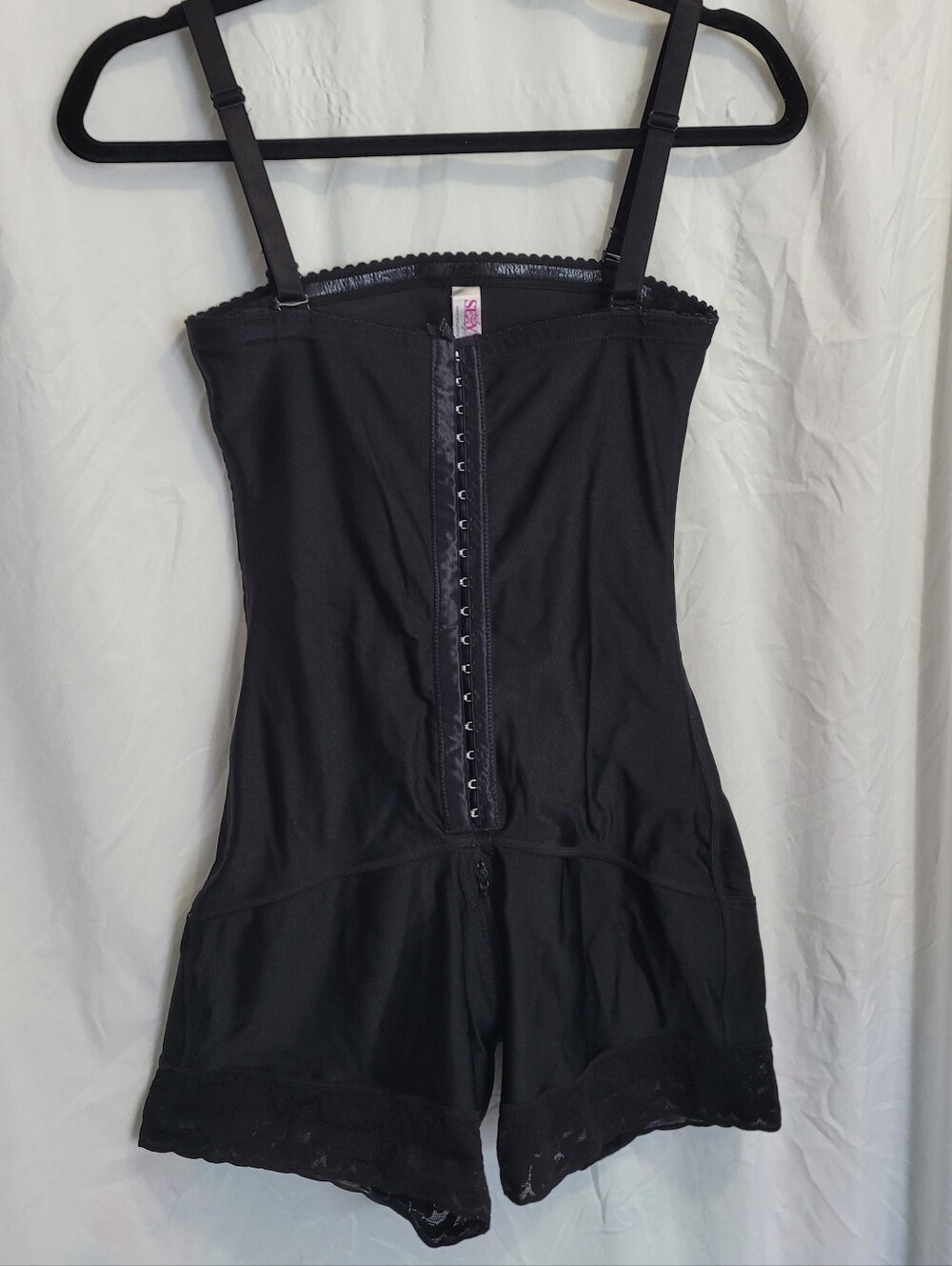 Black Shapewear Bodysuit Romper